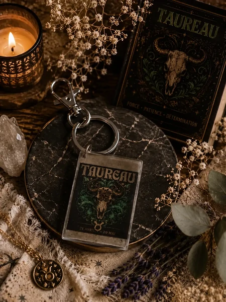 Porte-Clés Astrologique Taureau – Force de la Terre