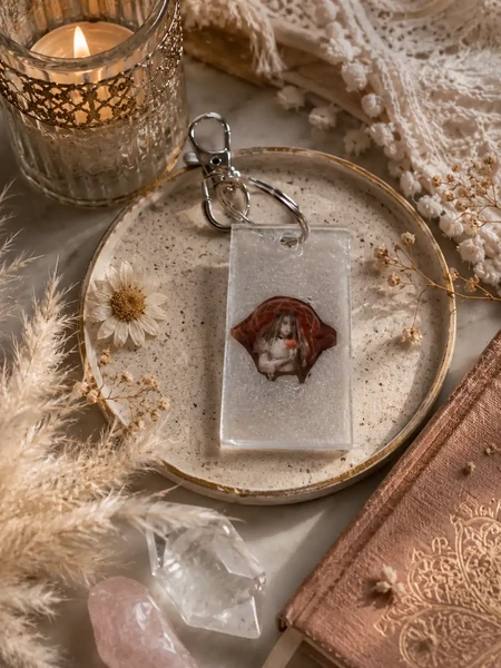 Porte-Clés "Dame des Roses"