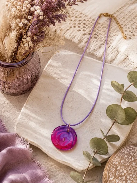 Collier "Tourbillon d'Améthyste"