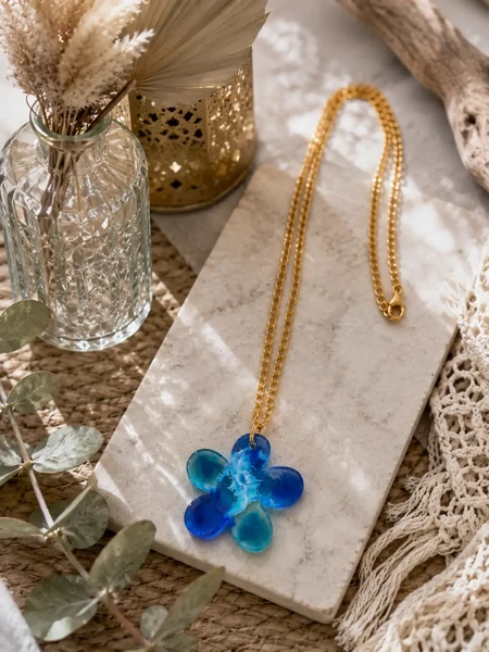 Collier "Fleur d'Écume"