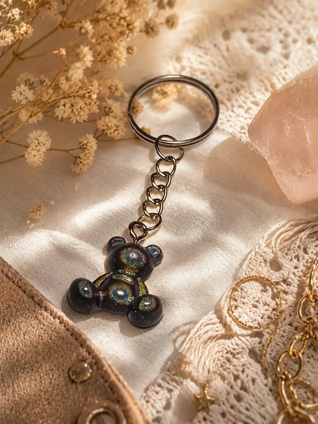 Porte-clés Ourson Cosmos